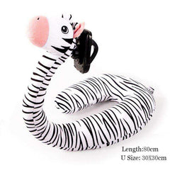 2 In 1 Hands Free Neck Pillow U Shaped Animal Phone Holder