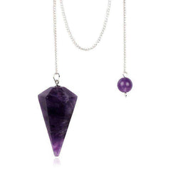 9 Natural Awakening Raw Quartz Crystal Pendulum
