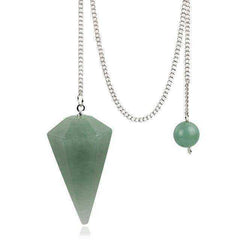 9 Natural Awakening Raw Quartz Crystal Pendulum