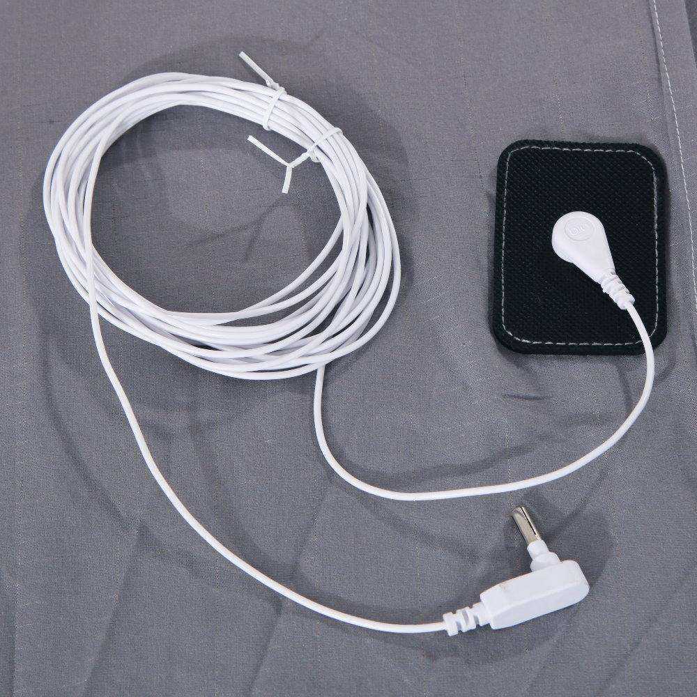 Earthing Socket plug with grounding cord for Earthing sheet /  pillow case / earthing mat