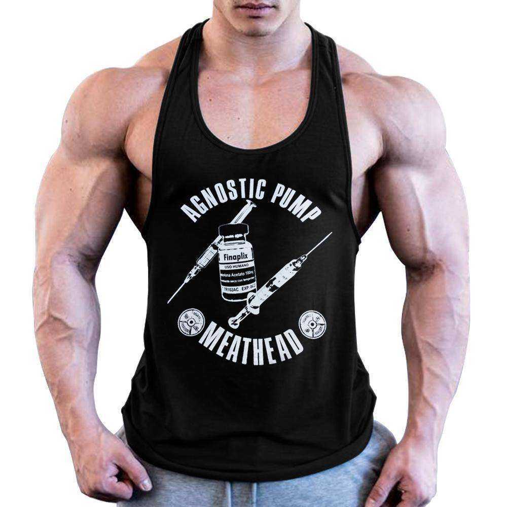 Agnostic Pump Meathead Aesthetic Apparel Tank Top