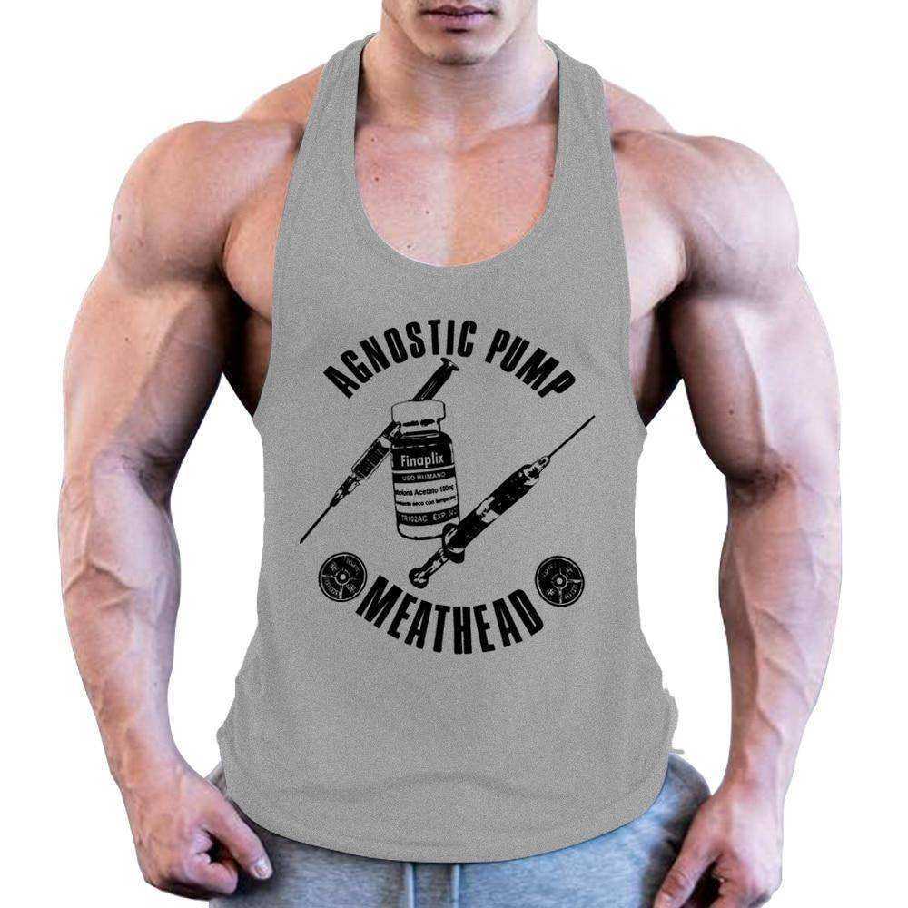 Agnostic Pump Meathead Aesthetic Apparel Tank Top
