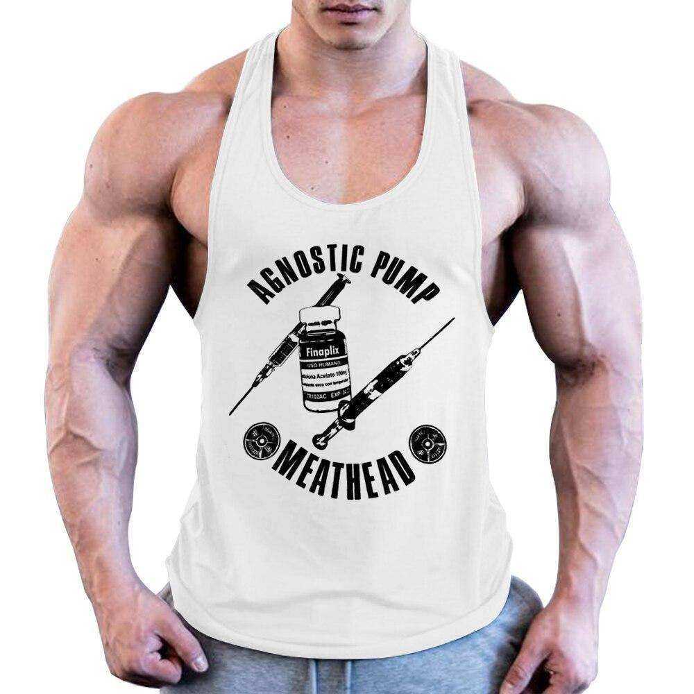 Agnostic Pump Meathead Aesthetic Apparel Tank Top
