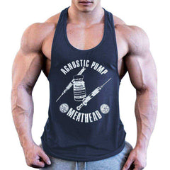 Agnostic Pump Meathead Aesthetic Apparel Tank Top