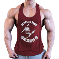 Agnostic Pump Meathead Aesthetic Apparel Tank Top