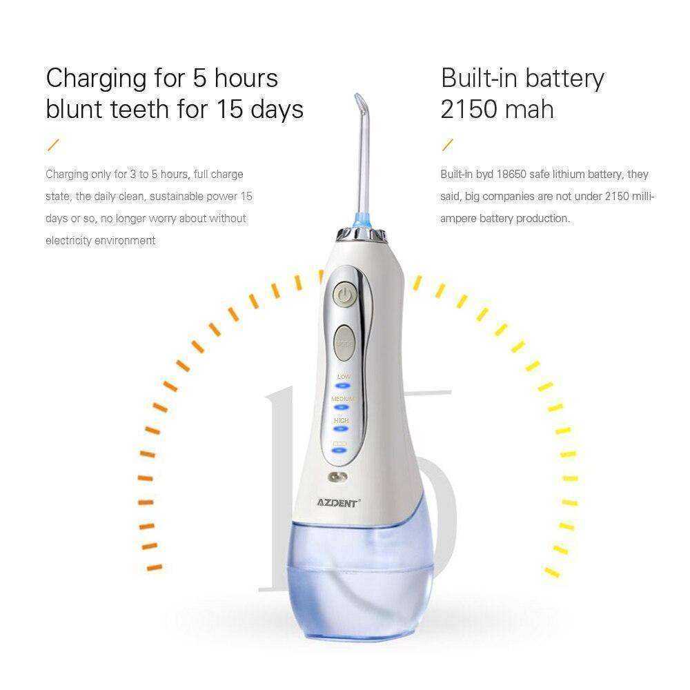 New Cordless Portable Water Floss Aesthetic Oral Irrigator USB Rechargeable