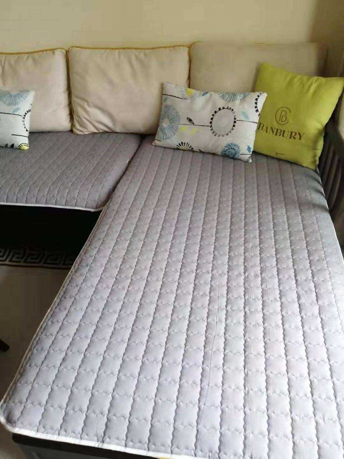 Grounded Earthing Sofa Silver Couch Pad EMF Protection