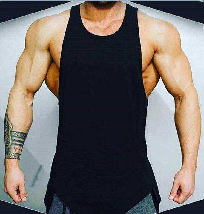 White Aesthetic Fitness Tank Top Casual Solid Sleeveless vest