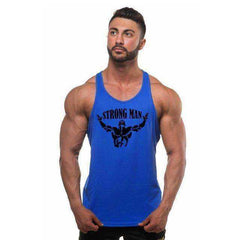 Strong Man Aesthetic Tank Top Bodybuilding Fitness Clothing Men