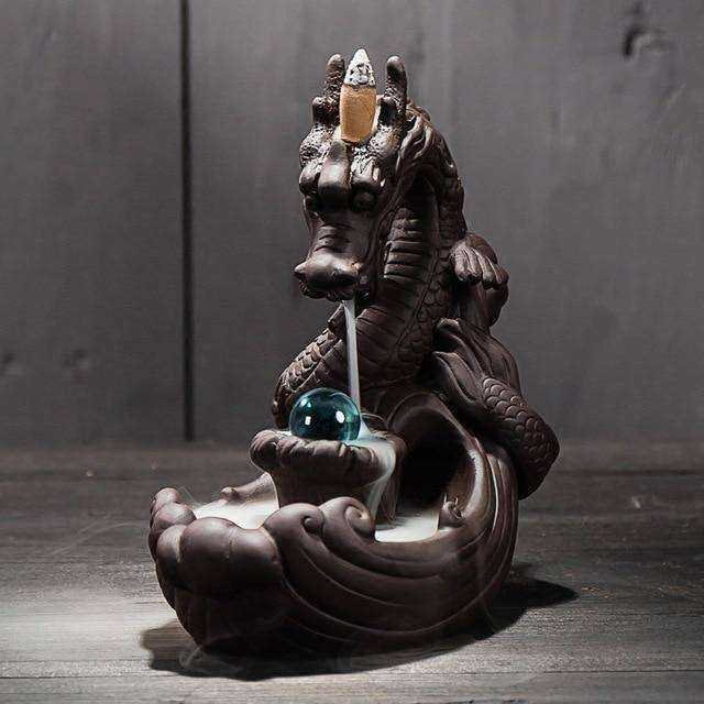 Awakening Dragon Incense Burner & Crystal Ball