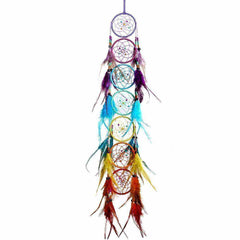 7 Chakra Awakening Rainbow Dream Catcher
