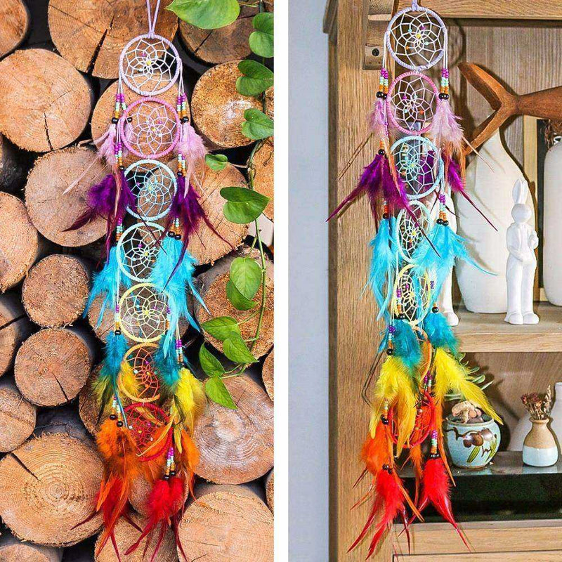 7 Chakra Awakening Rainbow Dream Catcher