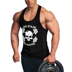 No Pain No Gain Aesthetic Tank Top Apparel Men