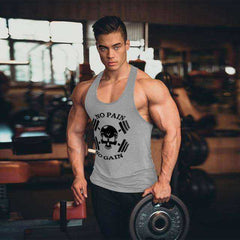 No Pain No Gain Aesthetic Tank Top Apparel Men
