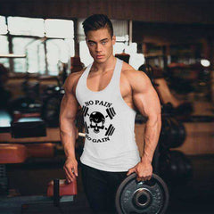 No Pain No Gain Aesthetic Tank Top Apparel Men
