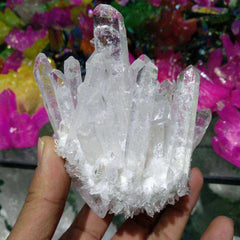 Apophyllite Quartz Stilbite Crystal Cluster