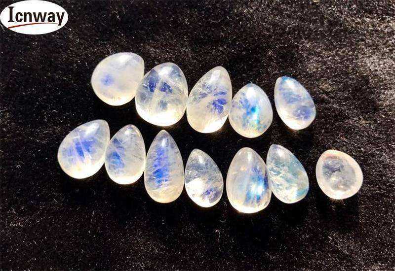 White Moon Stone Beads