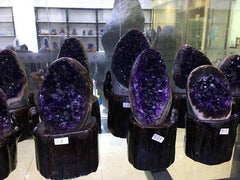Amethyst crystal cluster