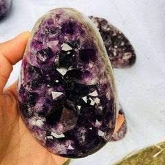 Amethyst crystal cluster
