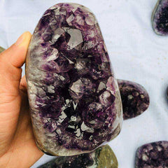 Amethyst crystal cluster