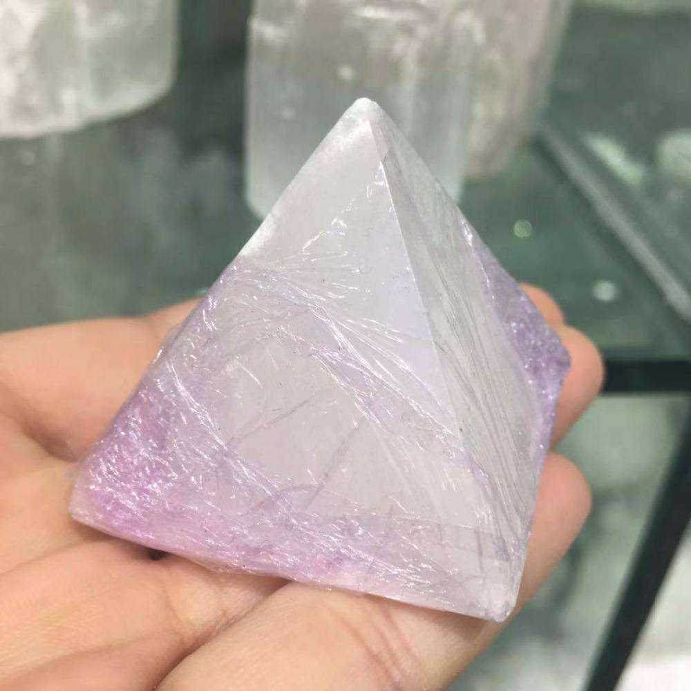 Selenite Awakening Crystal Pyramid Reiki Chakra Healing