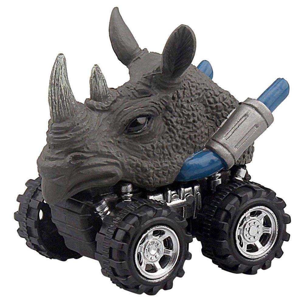 Pull Back Triceratops Petrosauria Animal Dinosaur Model Children Gift Mini Toy Car - AWAKENING AESTHETICS