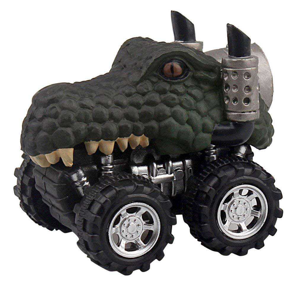 Pull Back Triceratops Petrosauria Animal Dinosaur Model Children Gift Mini Toy Car - AWAKENING AESTHETICS