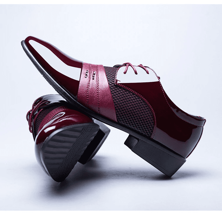 Luxury Men's Formal Dress Leather Flat Shoes