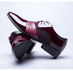 Luxury Men's Formal Dress Leather Flat Shoes