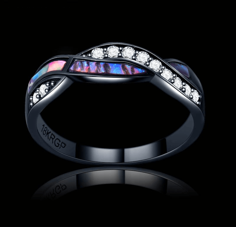 CZ Cross Vintage Wedding Ring For Women