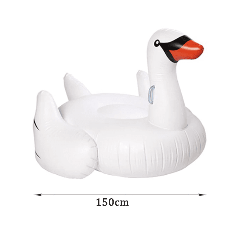 High Quality Inflatable Ride On Flamingo & Swan Swimming Pool Float