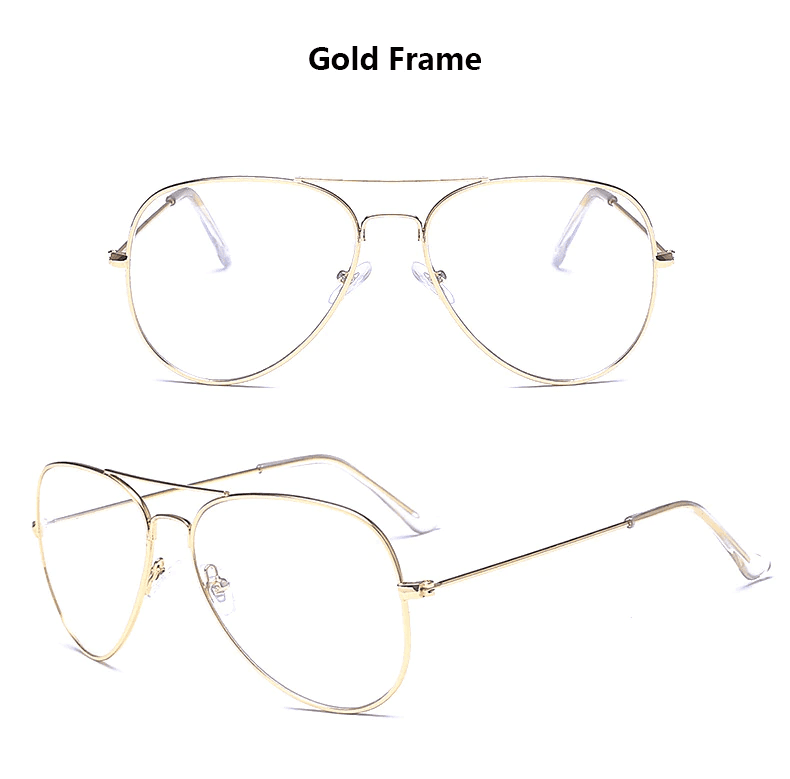 Aesthetic Aviator Blue Light Protecting Computer Glasses