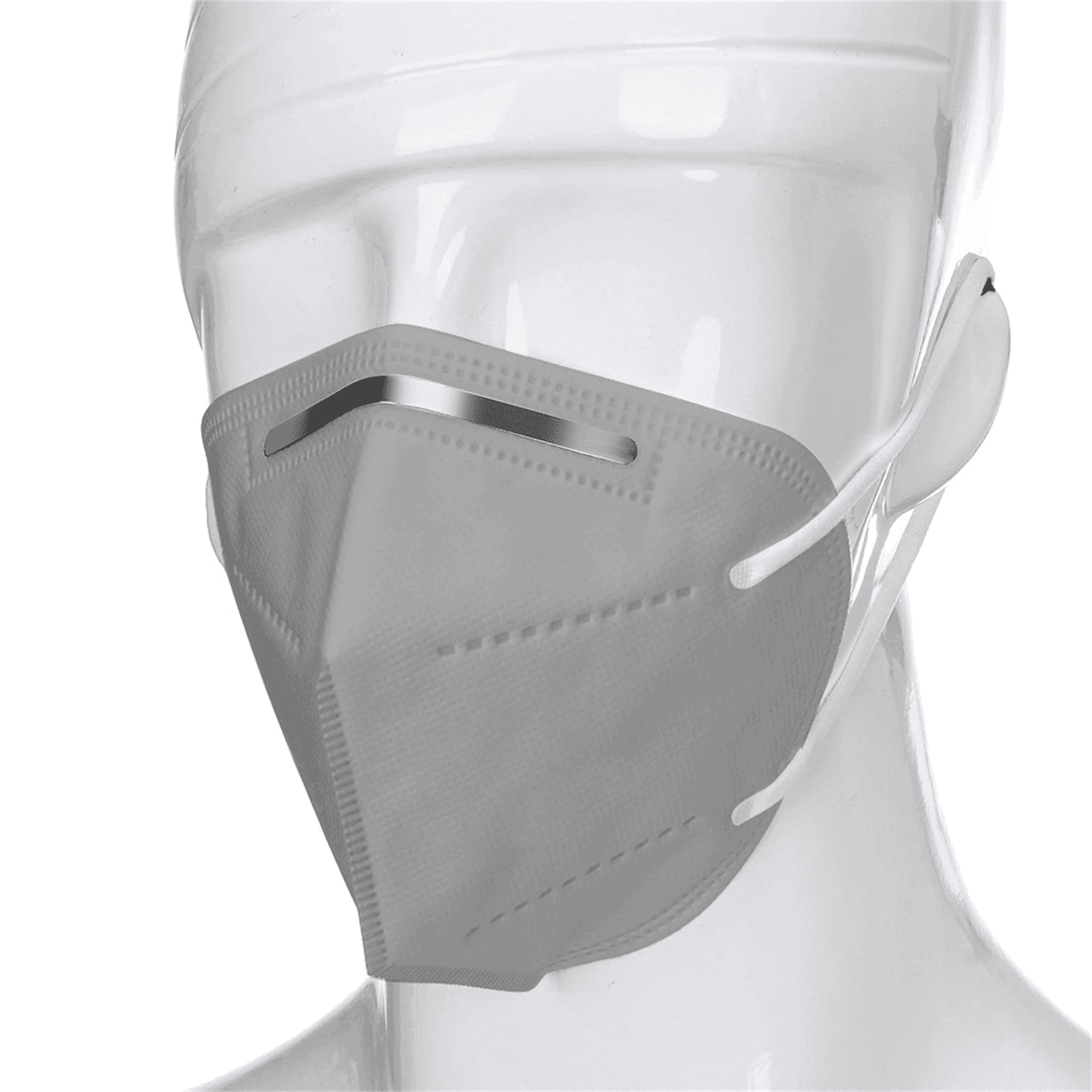 50PC White Anti-Dust Mask For Adult Protection 5-Layer Filter Mouth Mask