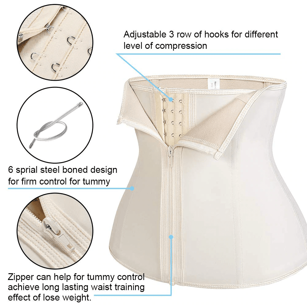 Double Control Waist Trainer Corset Body Shaper