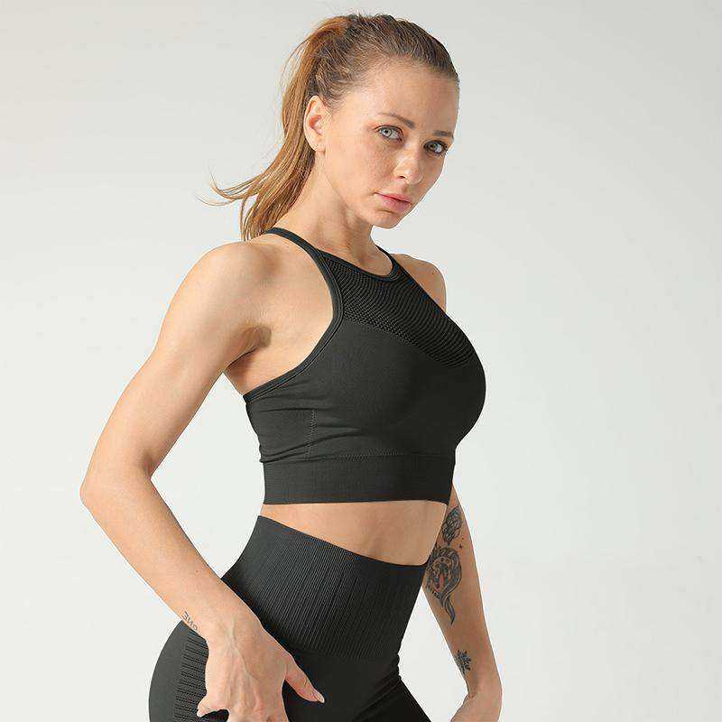Aesthetic Sports Bra Mesh Tank Top For Women