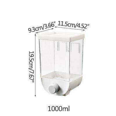 Wall-Mounted Multi-Grain Sealed Jars
