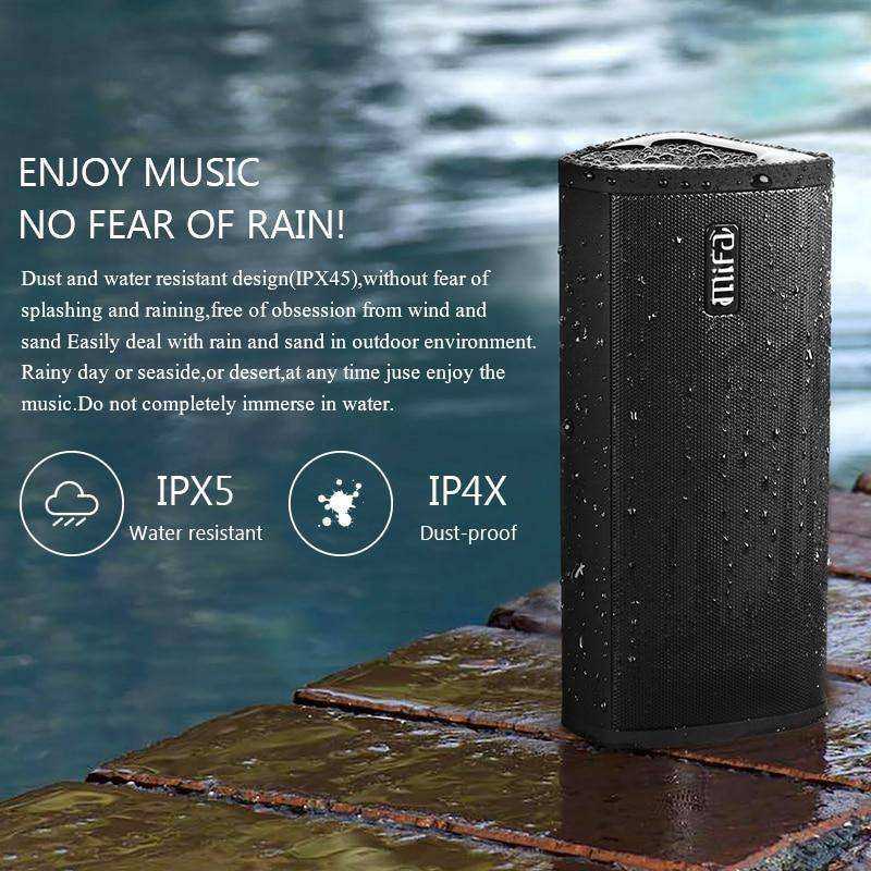 Aesthetic Portable 6D Waterproof Bluetooth Speaker Wireless Speaker With Microphone