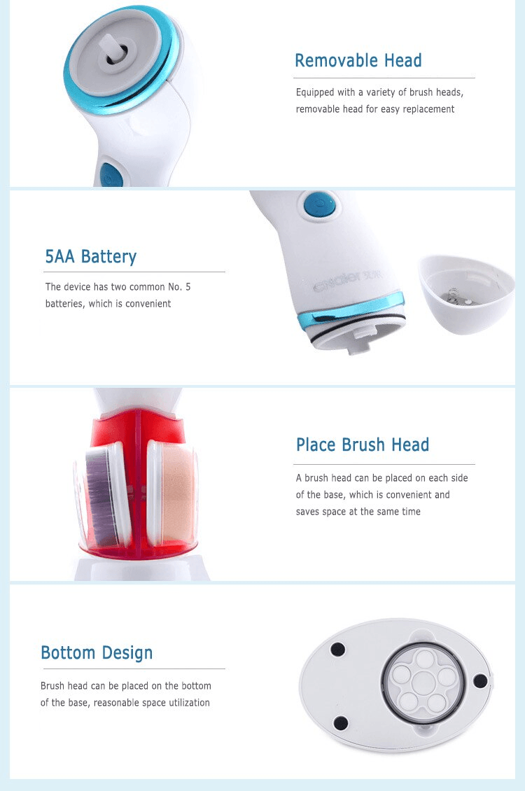 5 in 1 Electric Facial Cleanser Brush Face Cleaning Machine