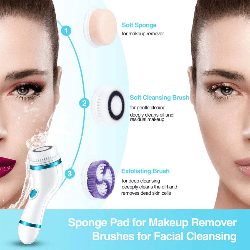 5 in 1 Electric Facial Cleanser Brush Face Cleaning Machine