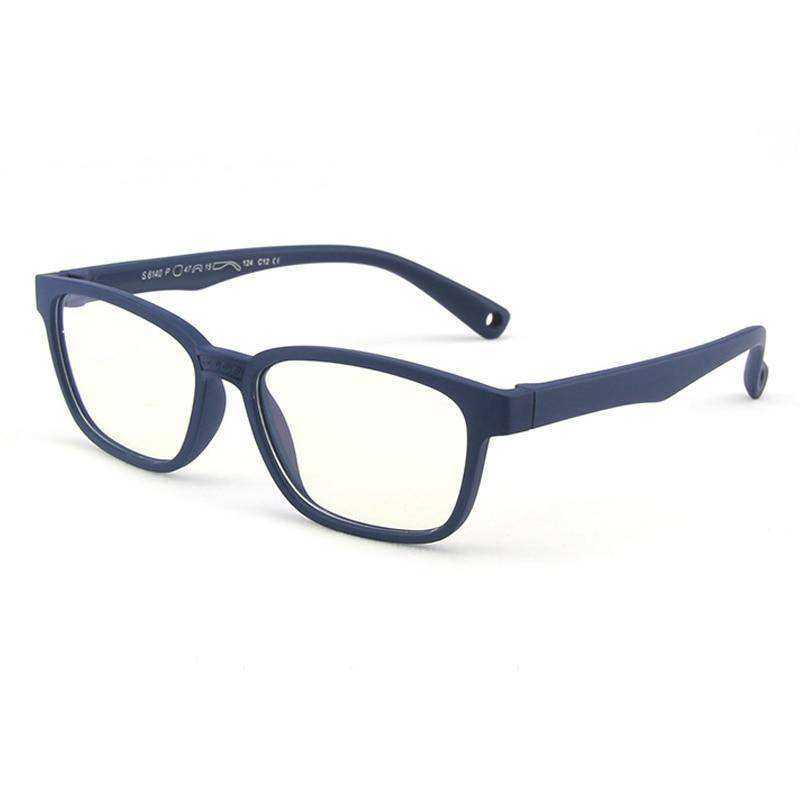 Aesthetic Bendable Anti-blue Light Silicone Children Optical Glasses