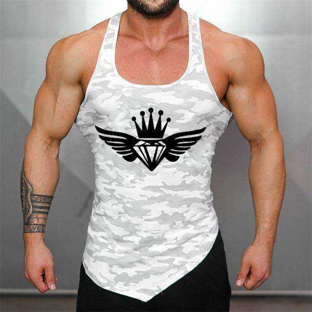 Army King Aesthetic Bodybuilding Tank Tops