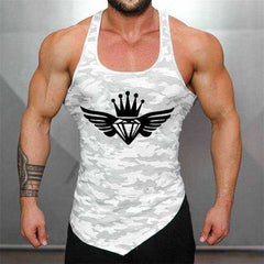 Army King Aesthetic Bodybuilding Tank Tops