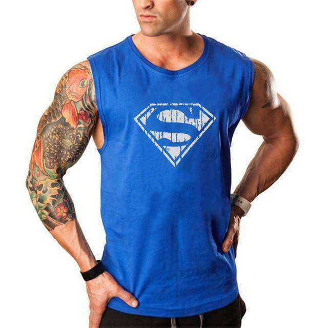 New Superman Aesthetic Bodybuilding Tank Top