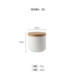 260ML/800ML/1000ML Sealed Ceramic Kitchen Storage Jar