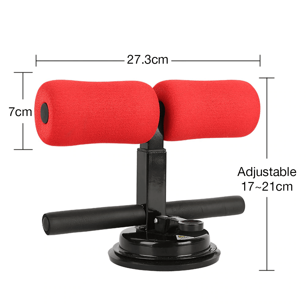 New Fitness Sit Up Bar Floor Assistant Stand Padded Ankle Support