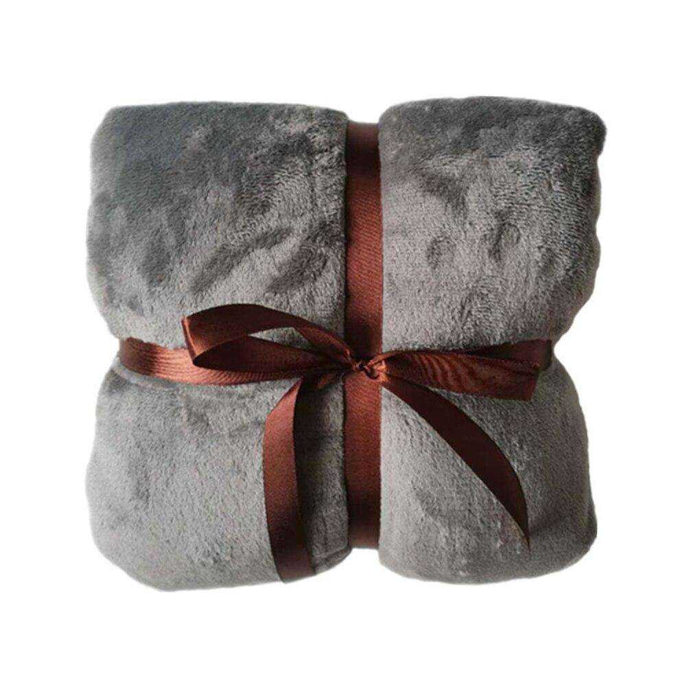 Winter Sherpa Blanket With Sleeves