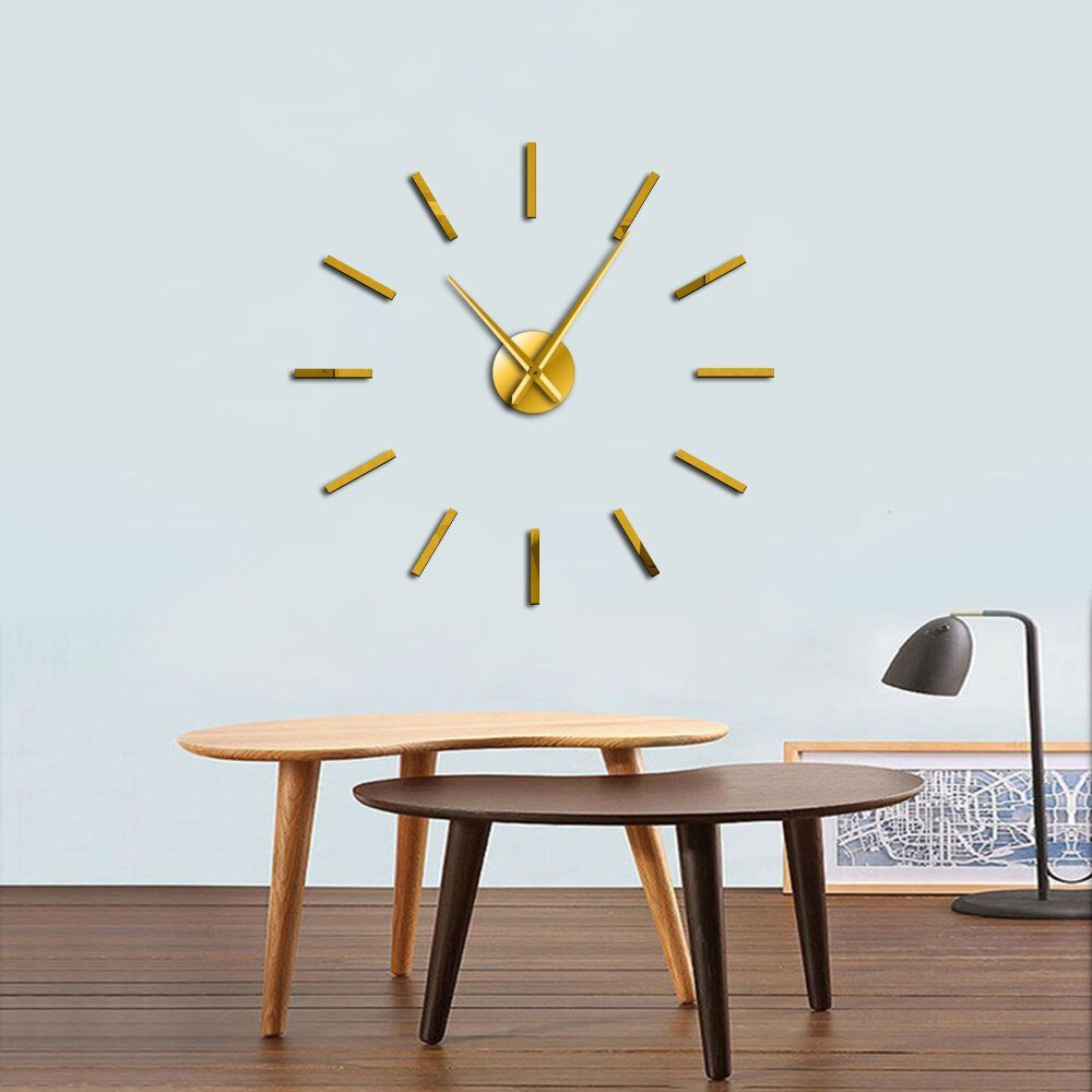 Unique Minimalistic DIY Art Home Office Wall Clock - AWAKENING AESTHETICS