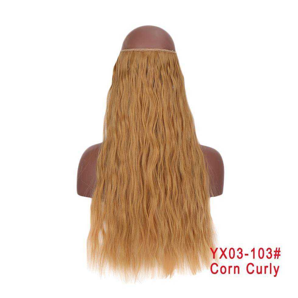 24 Inches Invisible Wire No Clips Hair Extension