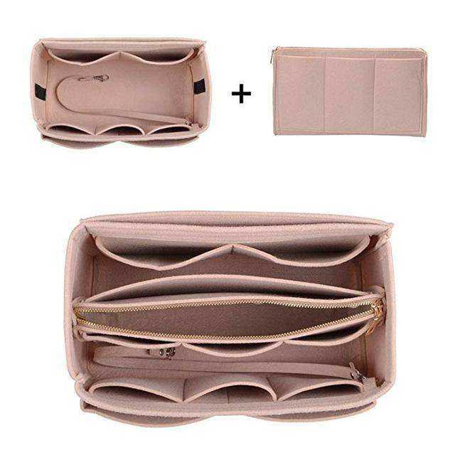 Make up Organizer Insert Bag For Handbag & Purse