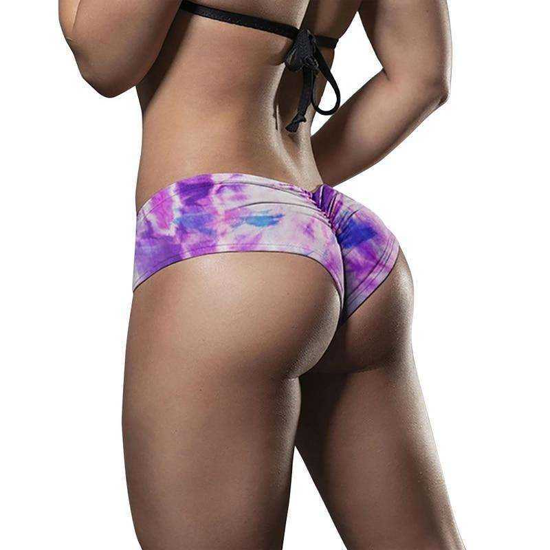 Women Elastic Breathable Sexy Skinny Wear Camouflage Push Up Gym Fitness Yoga Shorts Pants - AWAKENING AESTHETICS